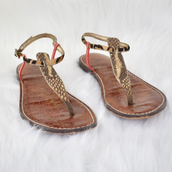 Sam Edelman Shoes - Sam Edelman Gigi Thong Leopard & Snake Size 9M